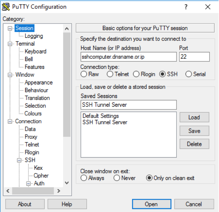 !!Ssh tunnel putty remote desktop manager devolutions
