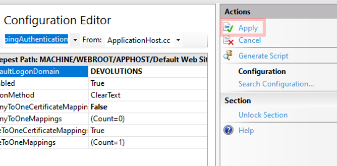 Image 13 - Applying the Changes