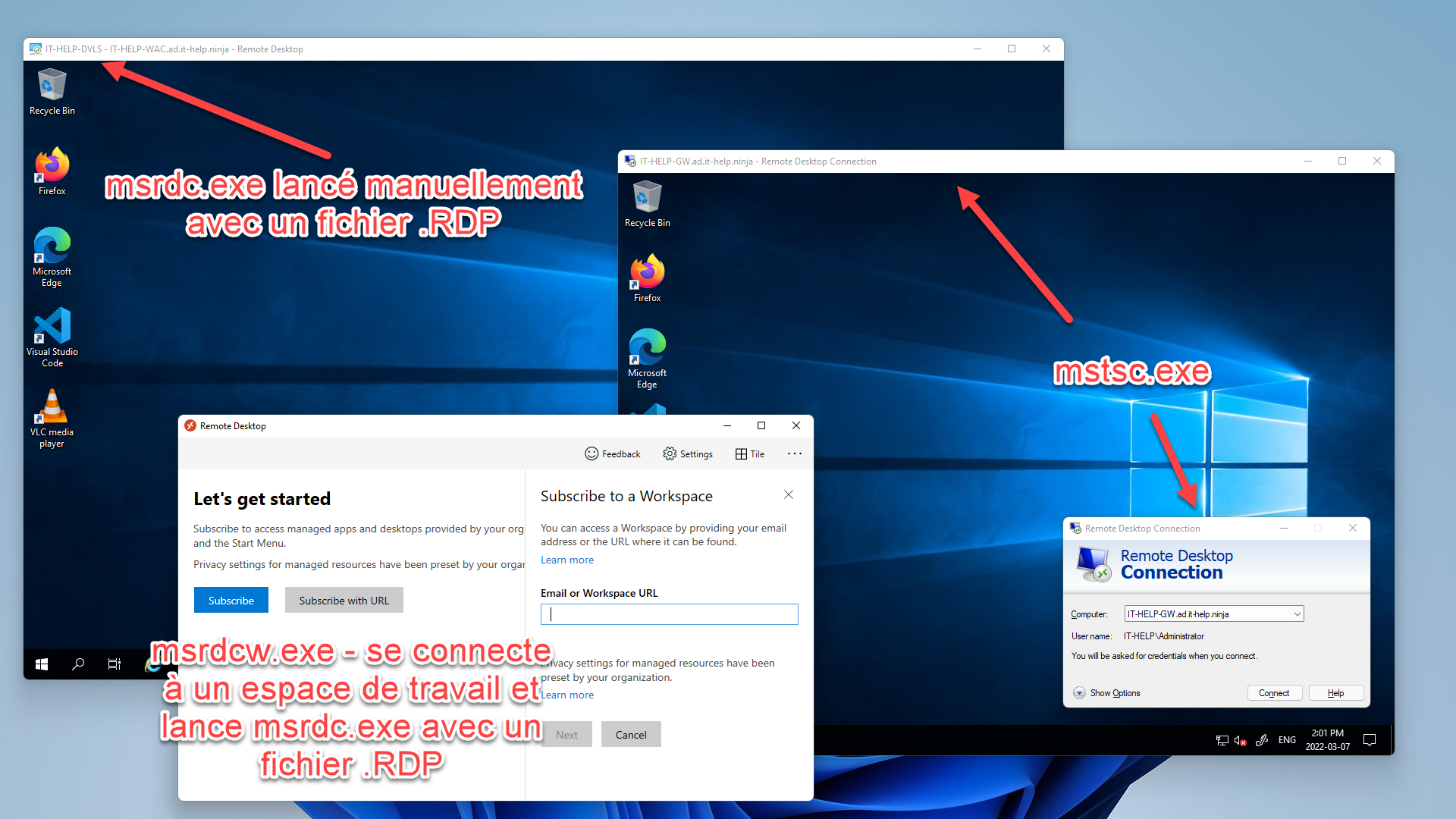 !!msrdc pris en charge dans remote desktop manager devolutions rdm