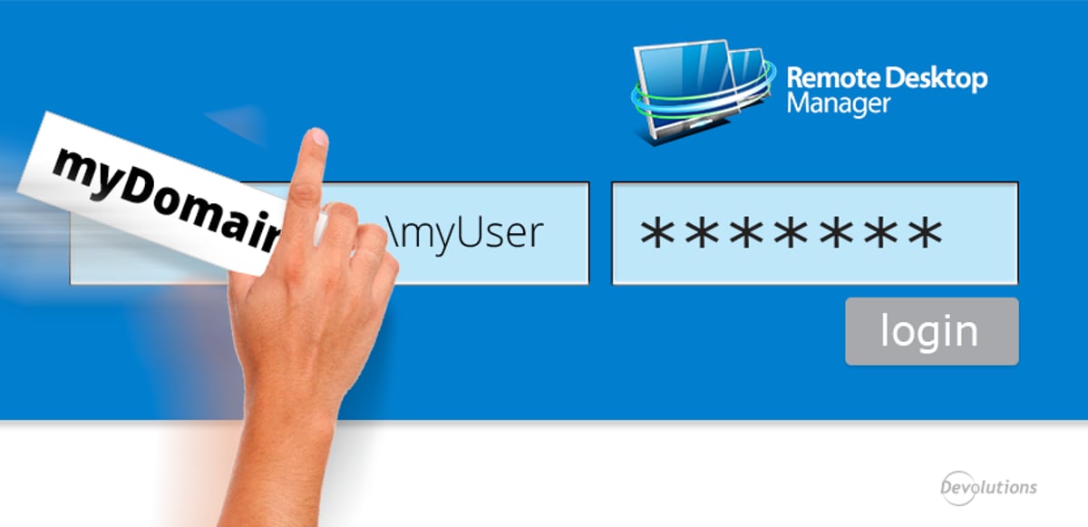 Auto fill-in of domain in web pages