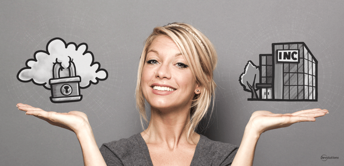 Cloud based vs on premise password management solutions devolutions blog