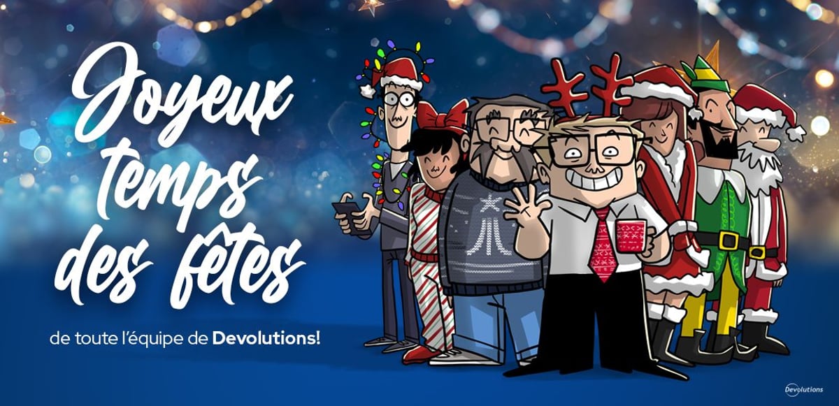 Joyeux temps des fêtes de la part de devolutions blogue