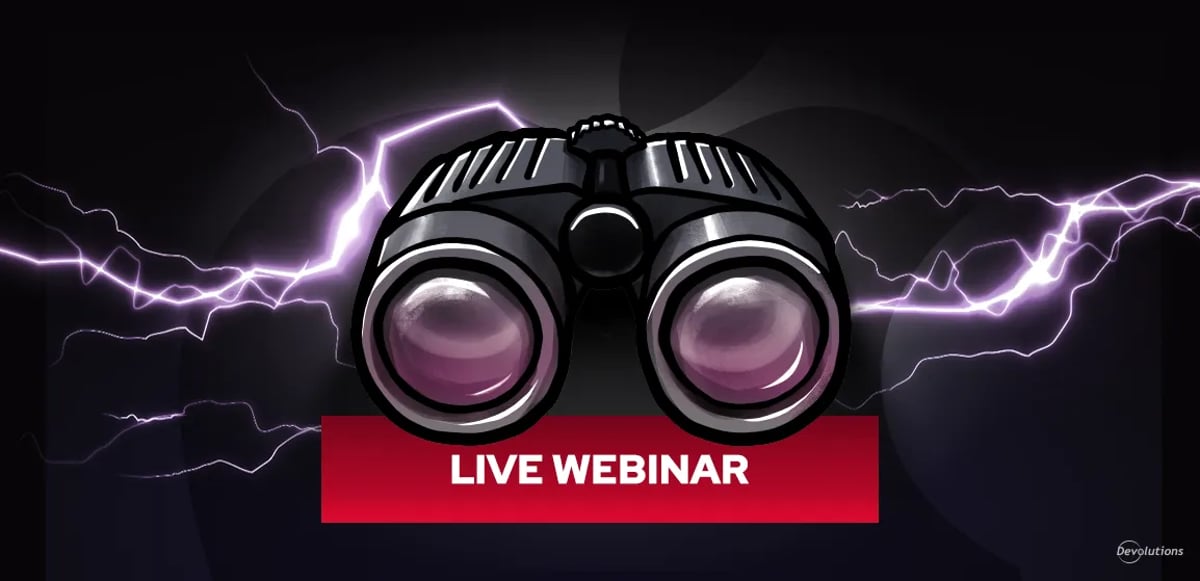 Live webinar ard in rdm remote desktop manager devolutions blog