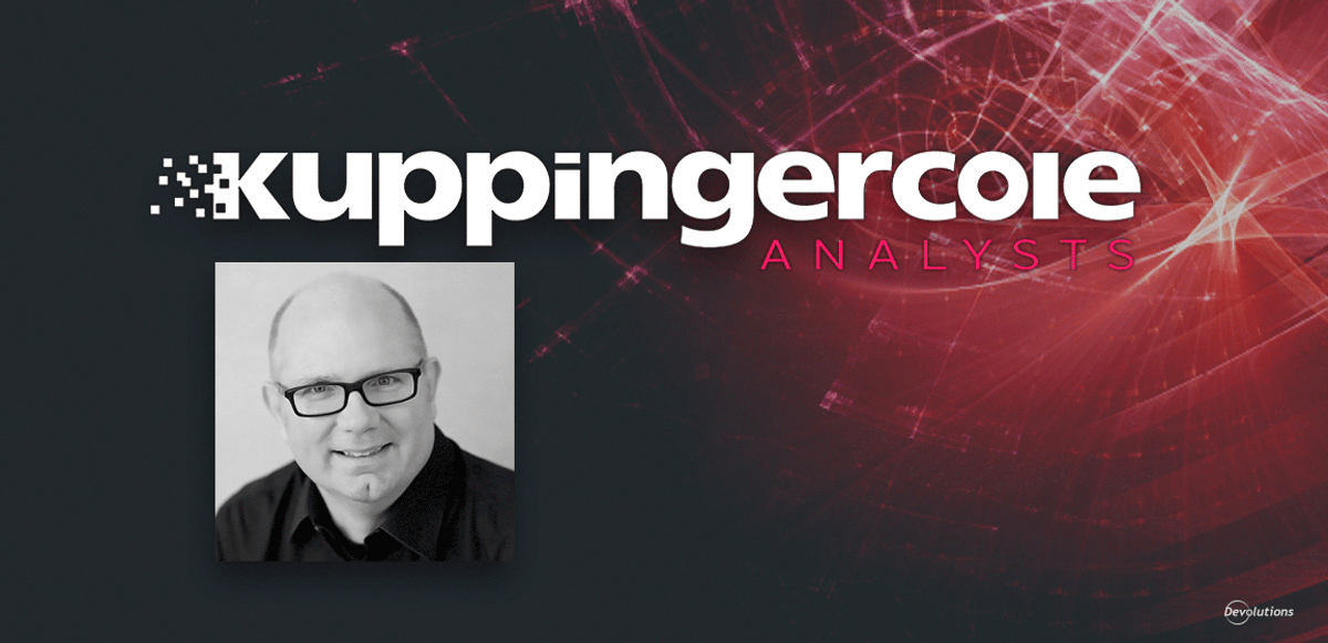 [NOUVELLE] La solution PAM de Devolutions présentée dans le nouveau rapport de KuppingerCole Analysts