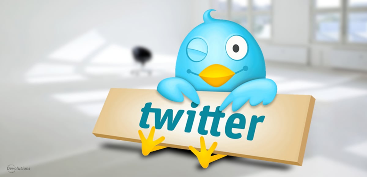 Follow Devolutions on Twitter