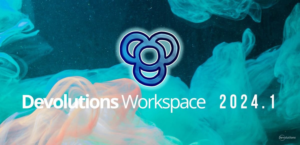 What's new in devolutions workspace 2024.1 blog 