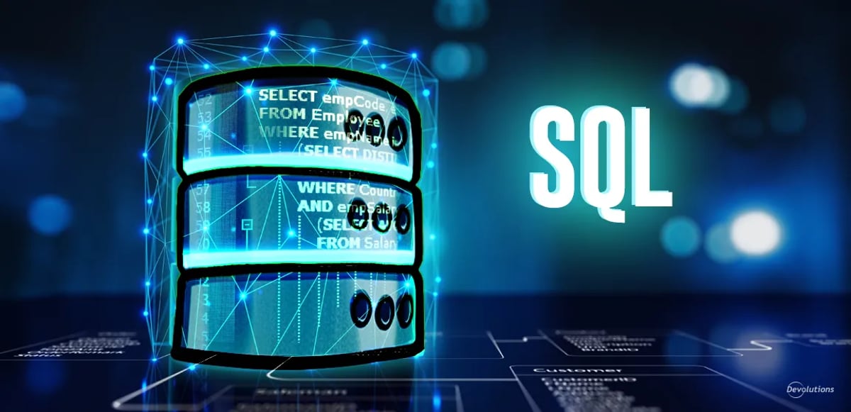 Rdm sql management dashboard devolutions blog remote desktop manager