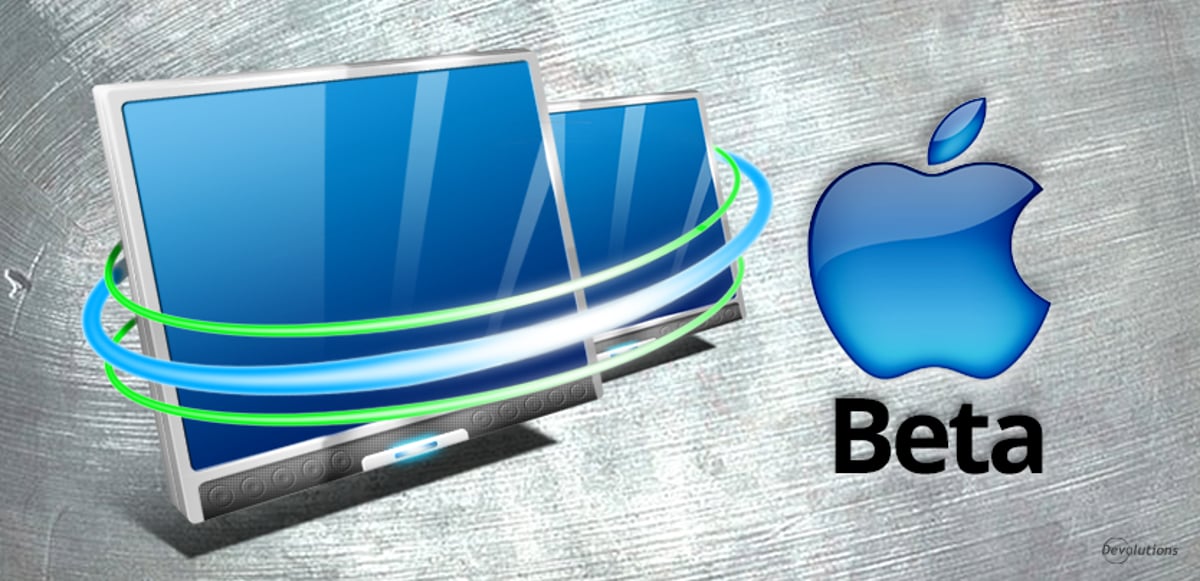 Mac Beta Registration: Remote Desktop Manager