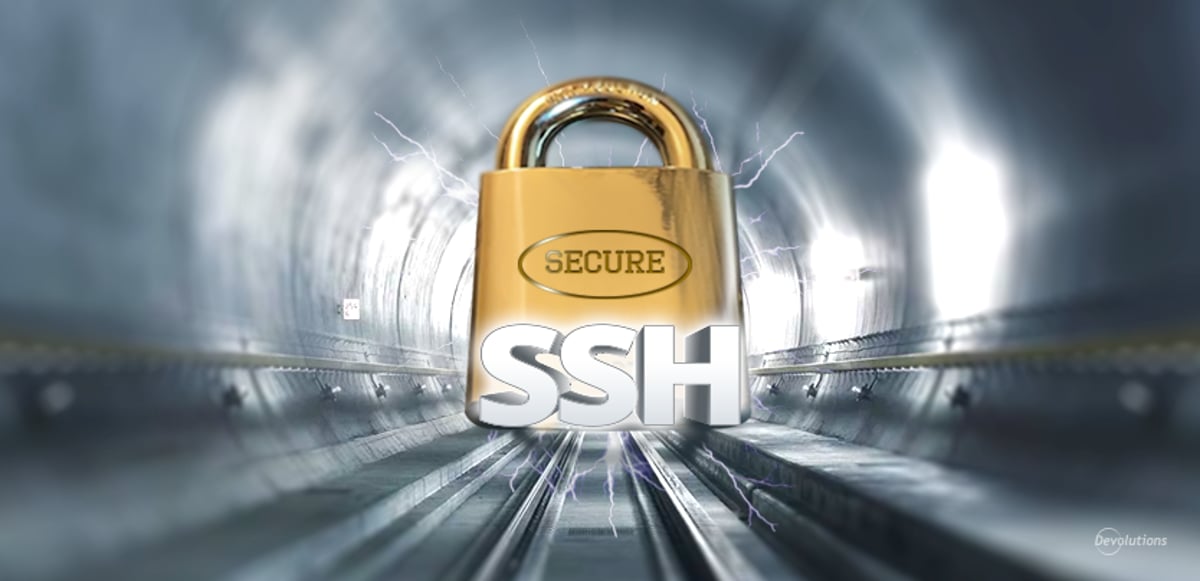 Secure open ssh tunnel