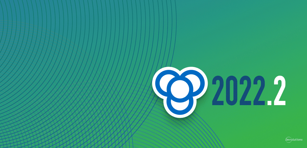 Devolutions workspace 2022.2 update blogue