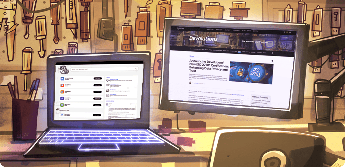 Devolutions forum and blog new features