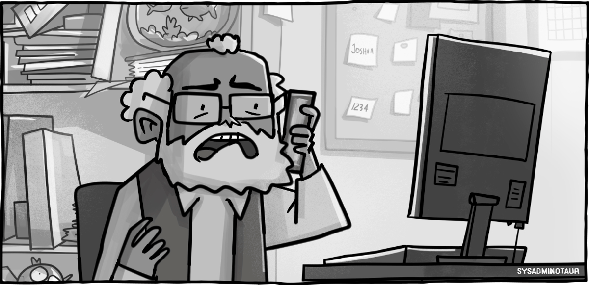 Sysadminotaur #118 : CLAVIERRRRRRFFFF