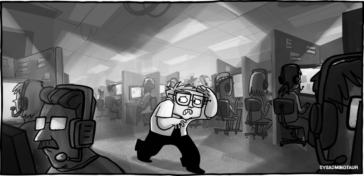 Sysadminotaur 099 cubicles have eyes devolutions blog