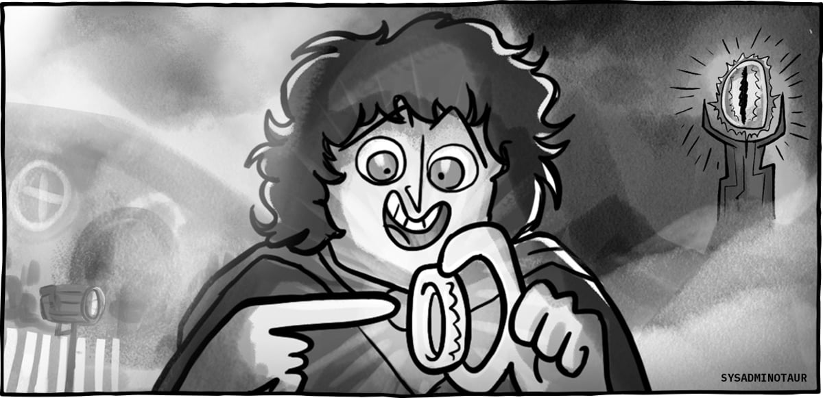 Sysadminotaur 106 ring comics devolutions blog