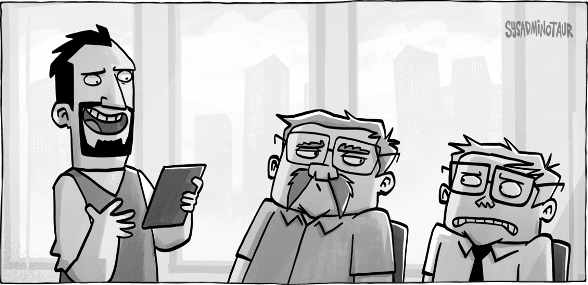 Sysadminotaur 144 marketing tank devolutions blog