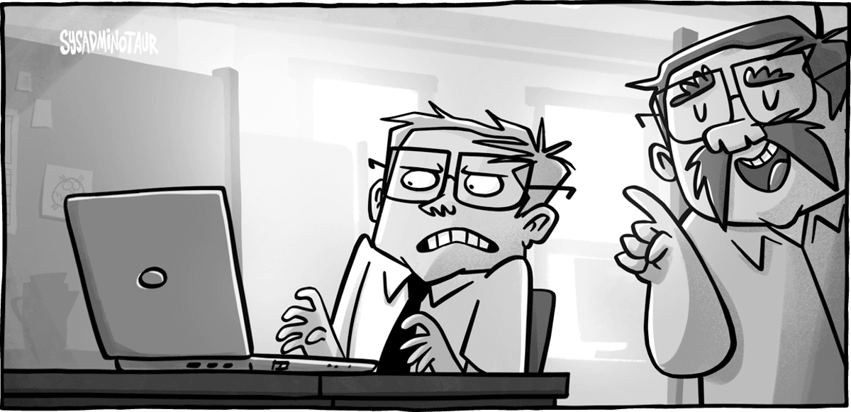 Sysadminotaur 151 sudo snob devolutions blog