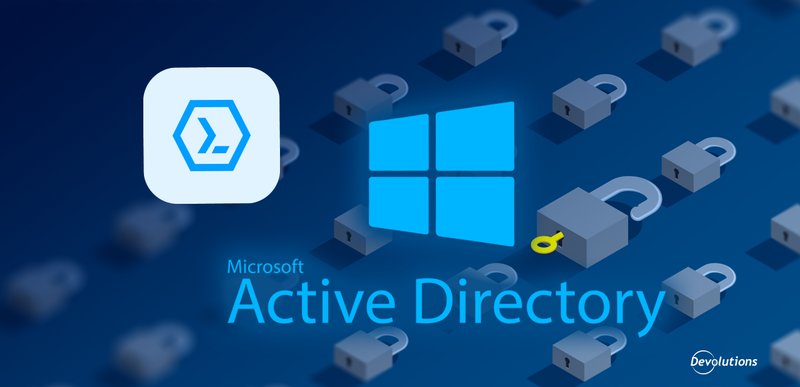 Devolutions PowerShell Universal Active Directory password reset illustration for the blog.
