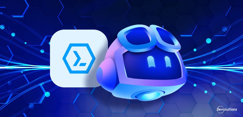 Devolutions PowerShell Universal and GitHub Copilot illustration for the blog.