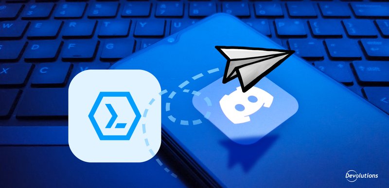 Devolutions PowerShell Universal send Discord messages illustration for the blog.