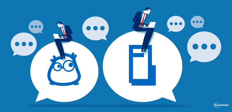 Thumbnail for [NEW FEATURE] Chat Now Available for Devolutions Password Server (DPS) & Wayk Now