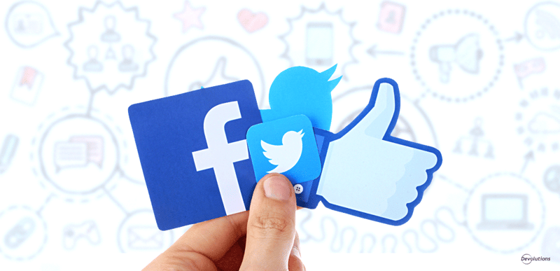 Devolutions main facebook twitter account blog