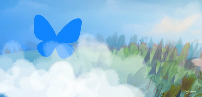 Thumbnail for Devolutions ist auf Bluesky