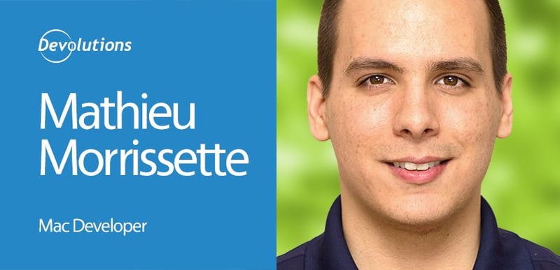 Thumbnail for Meet our New Mac Developer: Mathieu Morissette