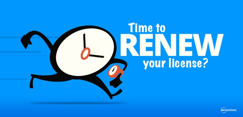 Thumbnail for Time to Renew your license?