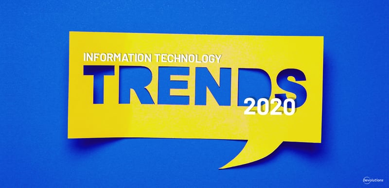 Top 7  information technology trends devolutions blog ai