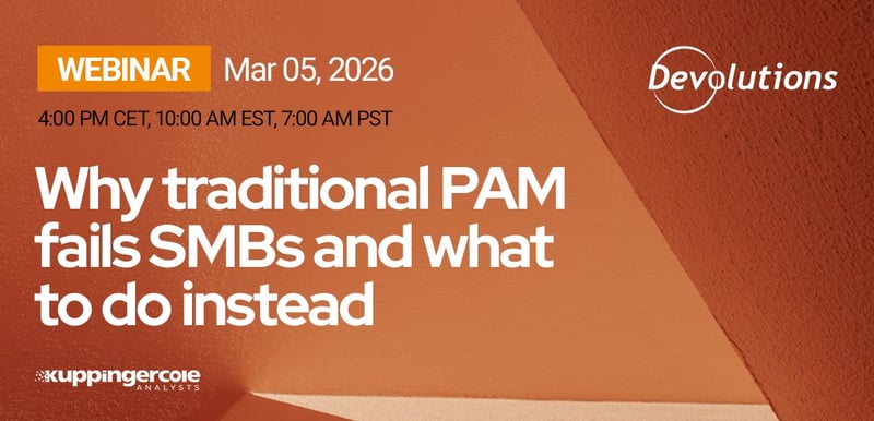 Webinar kuppingercole devolutions pam blog