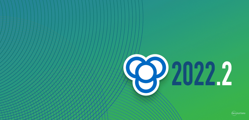 Devolutions workspace 2022.2 release feautres blog