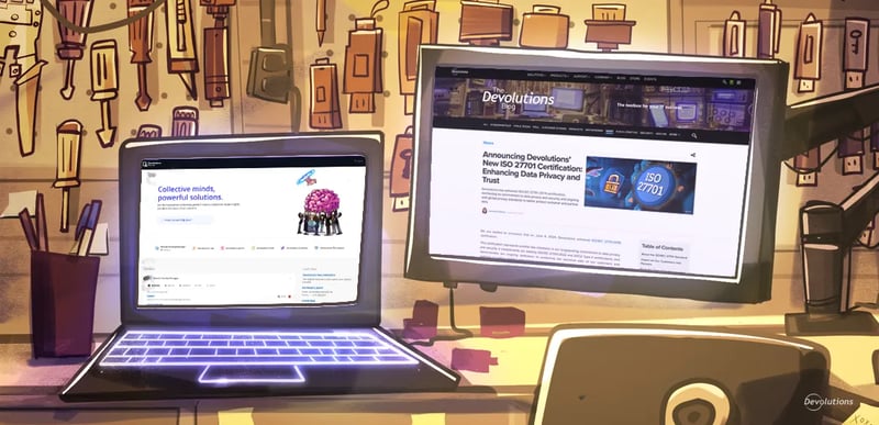 Thumbnail for Begrüßen Sie die Verbesserungen in Devolutions Forum und Blog!