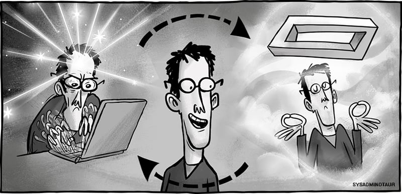 sysadminotaur 076 ocd vacation