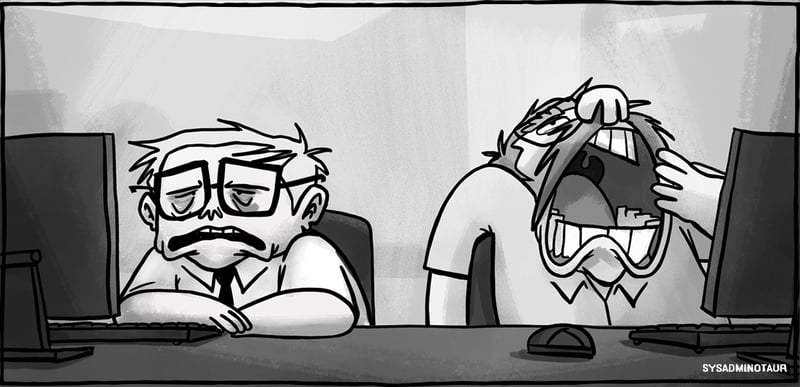 sysadminotaur 080 slow start