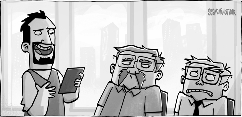 Sysadminotaur 144 marketing tank devolutions blog