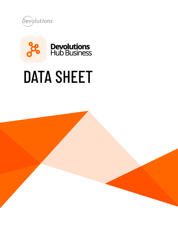 Devolutions Hub Datenblatt