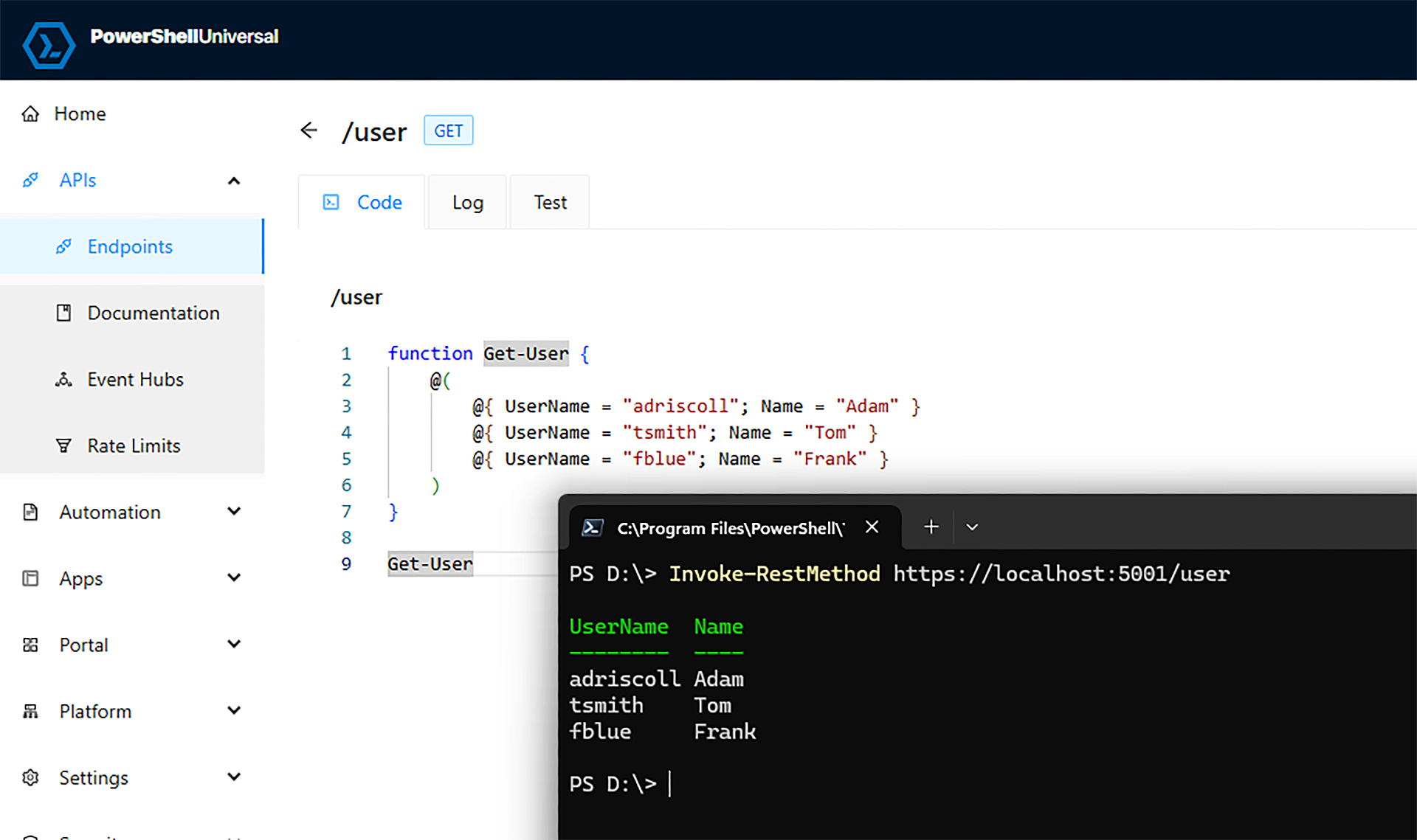 PowerShell Universal