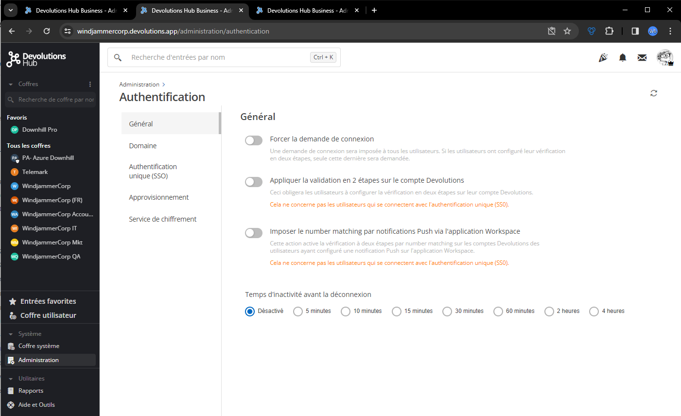 Authentification