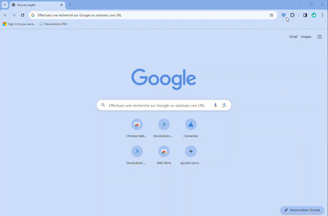 Connexion et remplissage automatiques