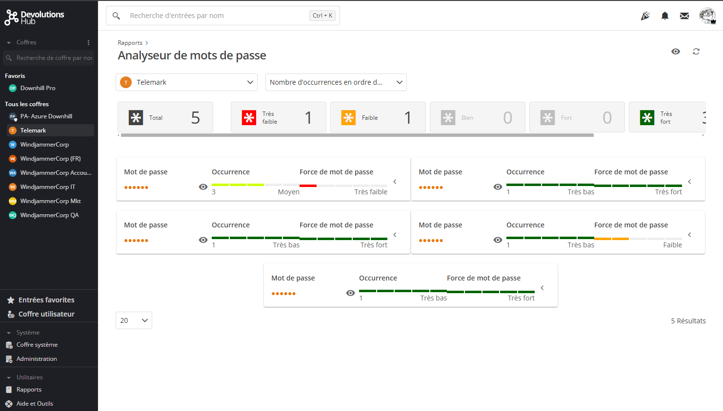 Outils et affichage administratifs