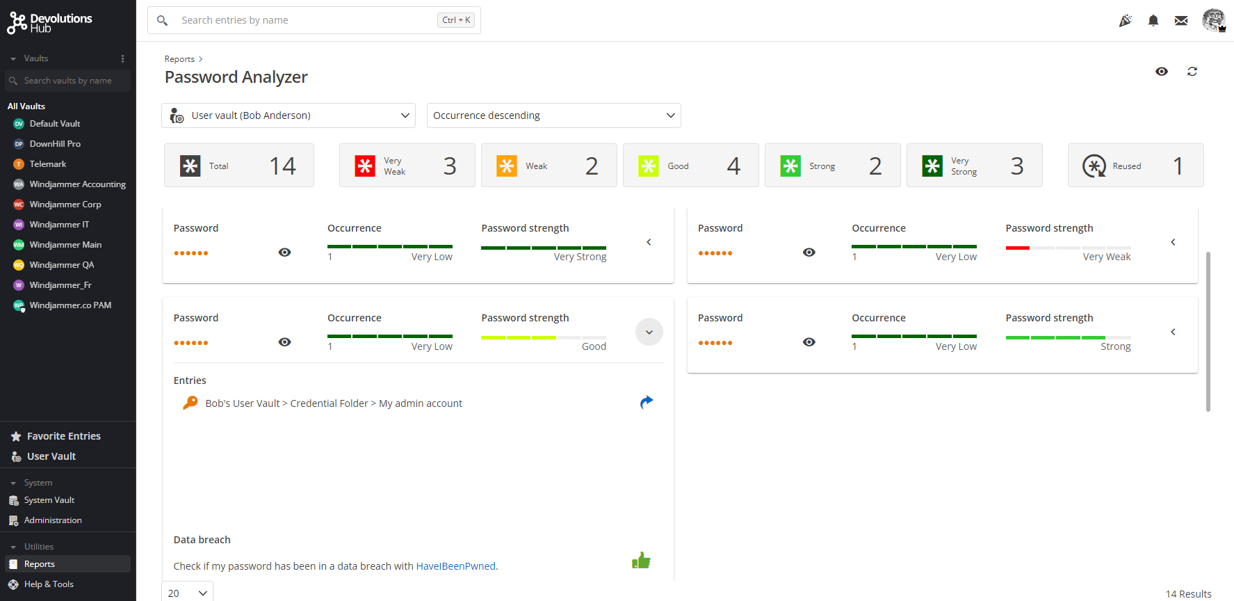 Intuitive admin view and tools
