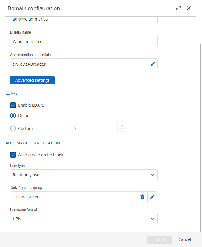 Automatic user creation image
