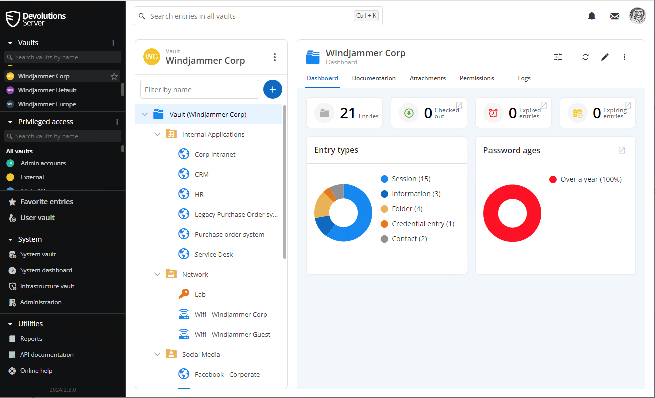 Centralized Password Vault Image