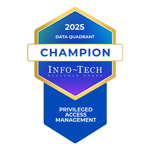 Infotech badge champion data quadrant privileged access management