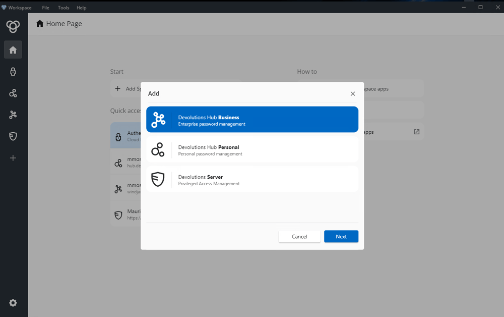 Zentralisieren Sie alle Ihre Devolutions Hub- und Devolutions Server-Tresore.