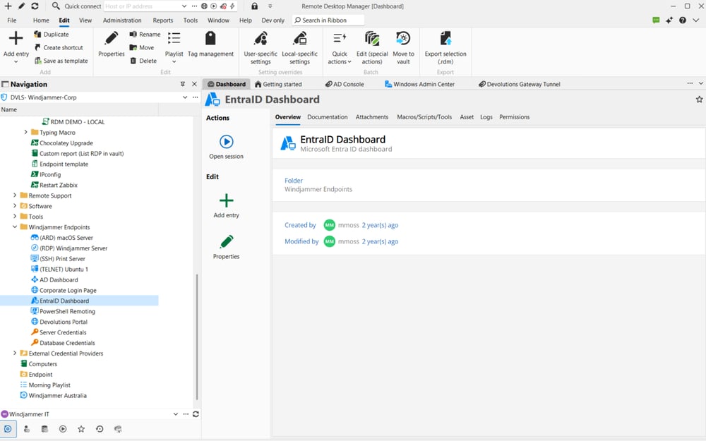 Shelf-Hosted data source for Devolutions RDM