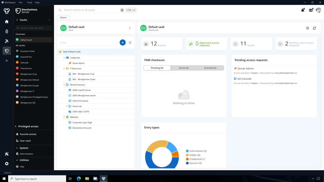 Workspace screenshot