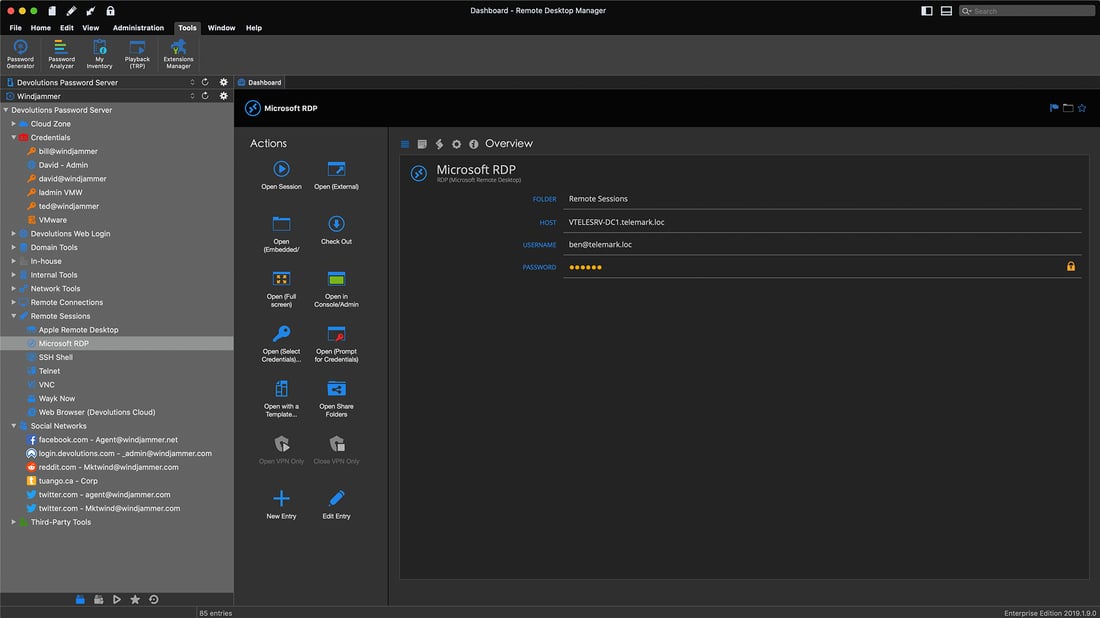 Easily Manage All Your Remote Connections