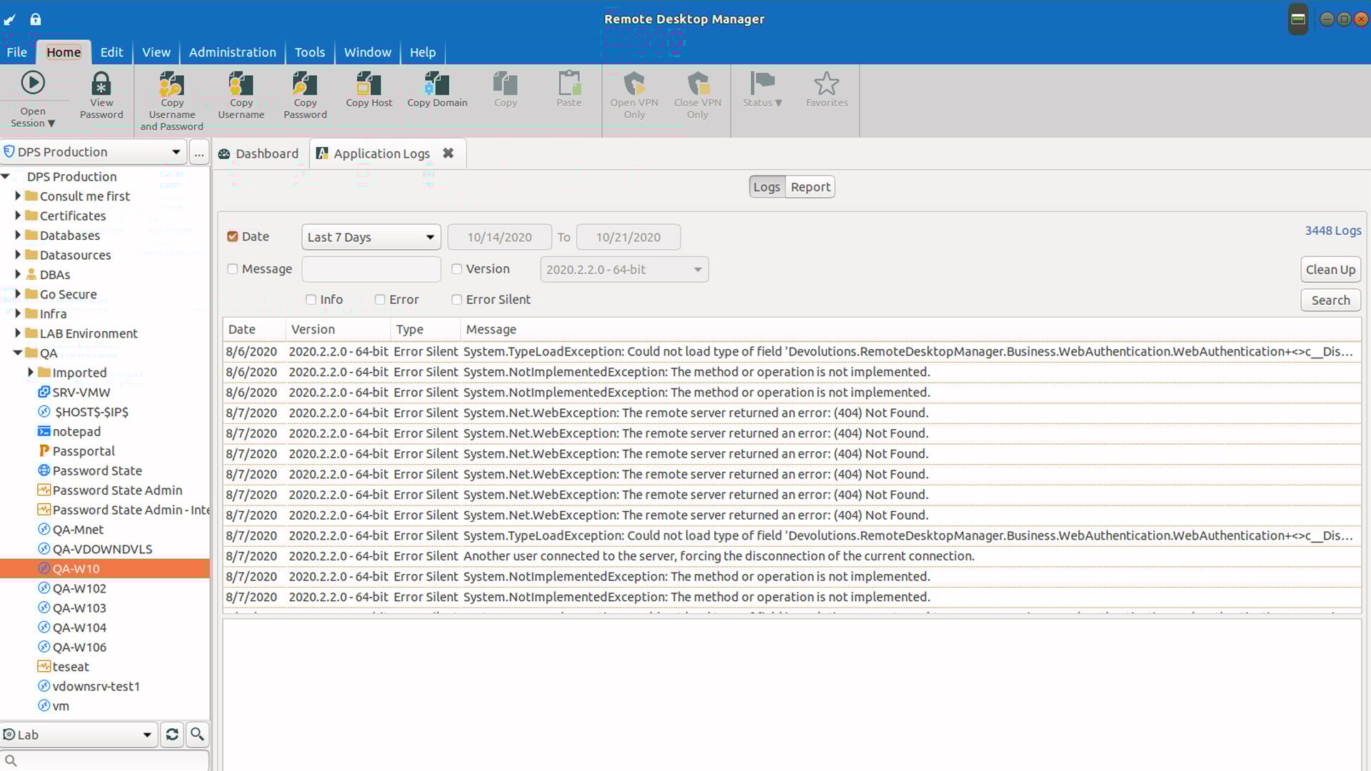 Audit activity with customizable reports and logs