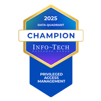 Infotech badge champion data quadrant privileged access management